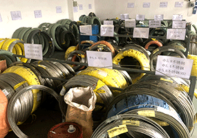 材料區展示